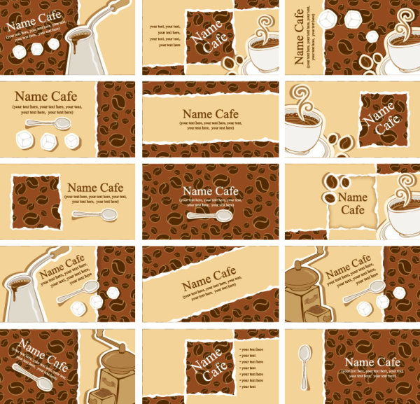 Classic stickers card 02 - vector material