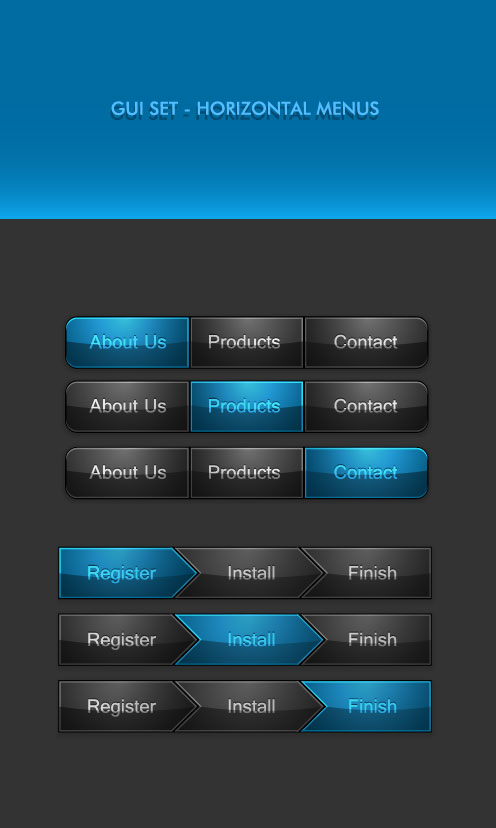 Classic web buttons 01 - vector material