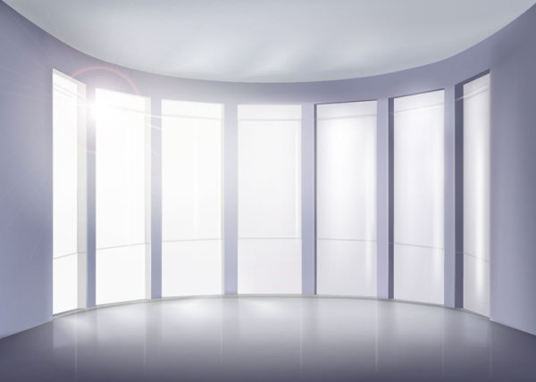 Interior wall decoration 03 - vector material