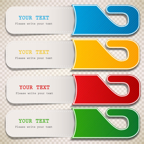 Beautifully label 11 - vector material