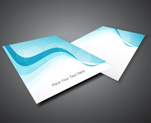 The trend of business cards 05 - vector material