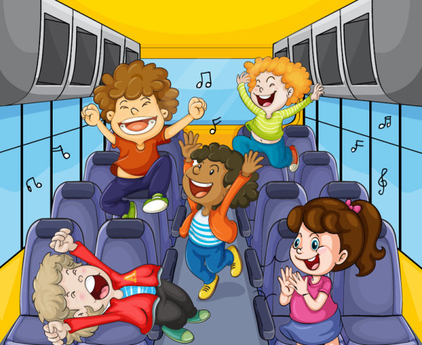 Cute cartoon background 05 - vector material