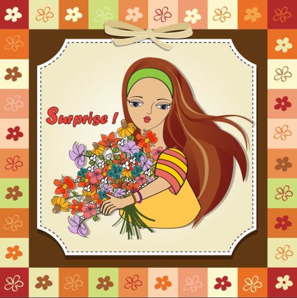 Cartoon illustrator 04 - vector material