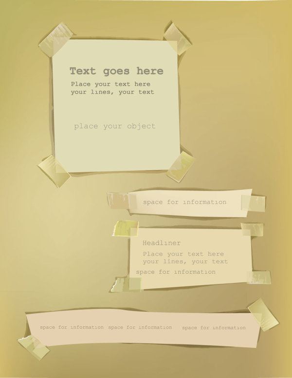 Exquisite stickers 01 - vector material