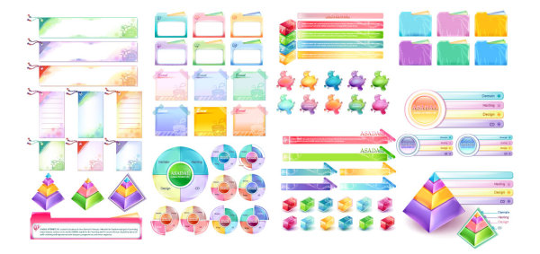 Beautiful vector material