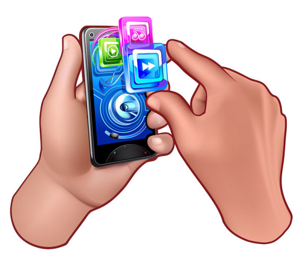 Mobile operator - vector material