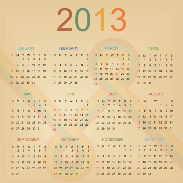 2013 Creative Calendar Meeting 08 - vector material