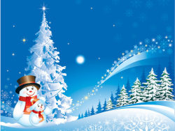 Christmas Snowman Snow Vector material