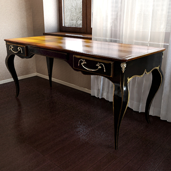 Chinese table and 3D model