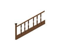 Chinese brown and ancient stairs