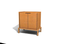 Wooden perspectives charm cabinet