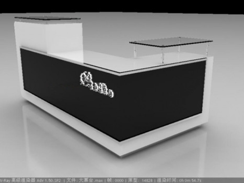 Corner cabinet 3d model