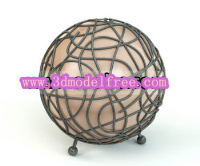 Earth the ceremony floor lamp 3D model