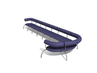 The modern minimalist cortex multiplayer settee