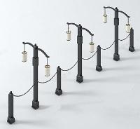 The Fashion street light model