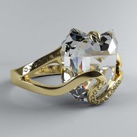 Fashion Diamond Ring 3D models