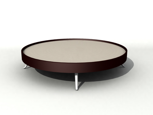Round personality style coffee table 3D model