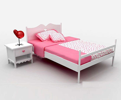 Pink Angel small bed