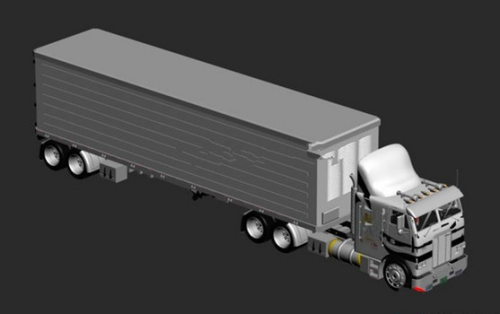 3d model construction vehicles