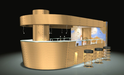 Noble tea bar 3d models