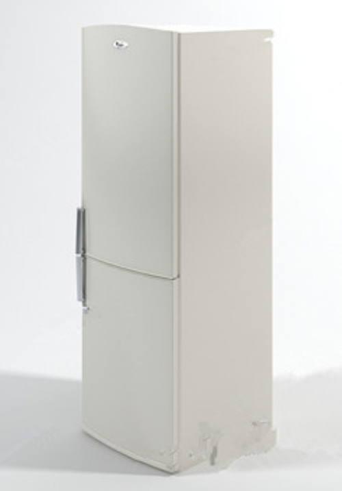 3d model white refrigerator