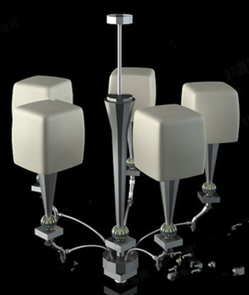 Luxury chandelier 3d model