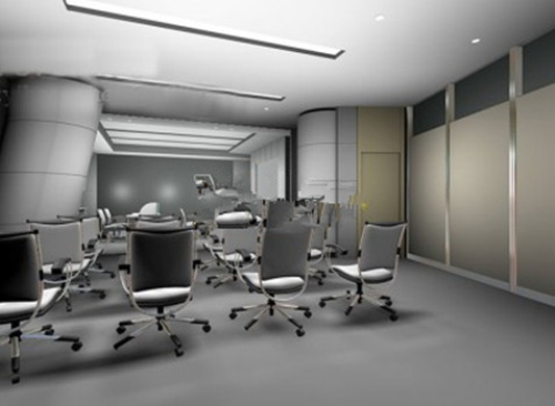 3d model of corporate boardrooms