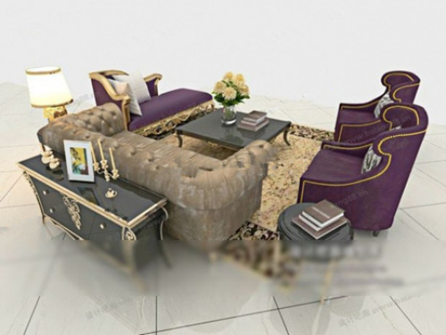 European people sofa 3d models