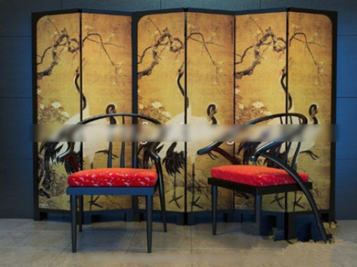 3d model chair after screen