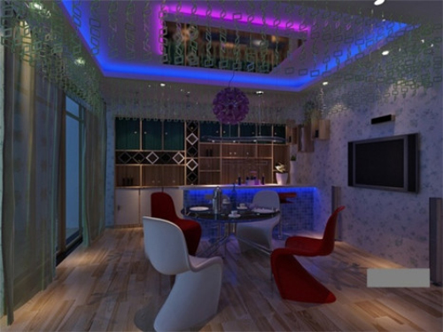 Exotic restaurant 3d model