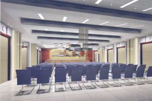 Conference room 3d model ladder