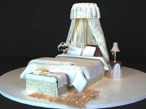 3d model of a warm bed