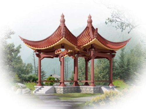 3d model outdoor pavilion