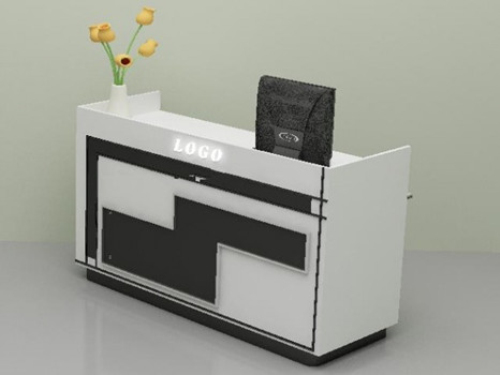 Front desk cabinet 3d model 