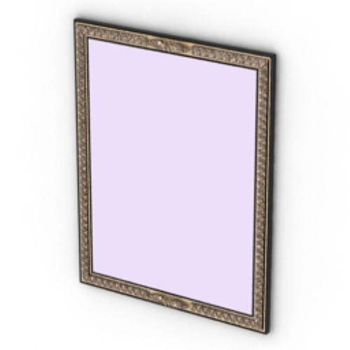 rectangle pattern borders mirror model modern furniture models