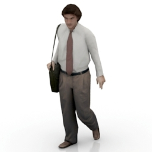 white-collar man model