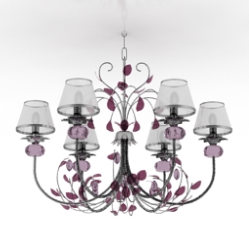violet style chandelier model
