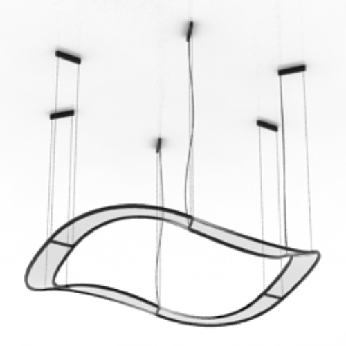 creative ribbon chandelier models