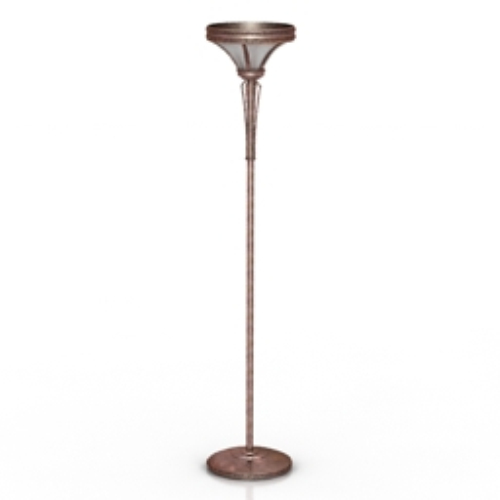 Gold roadside lamp model