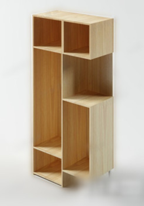 3d model fashion wardrobe boxes  