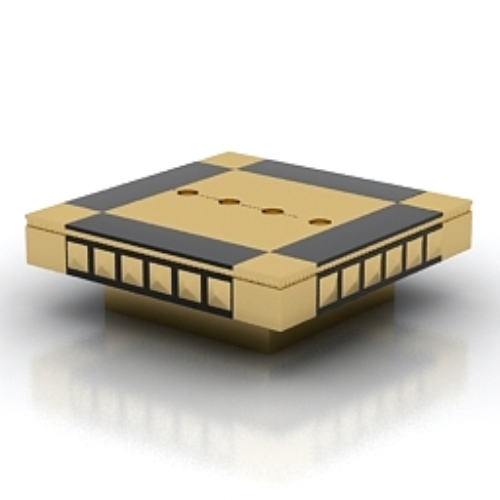 Yellow Table 3d model