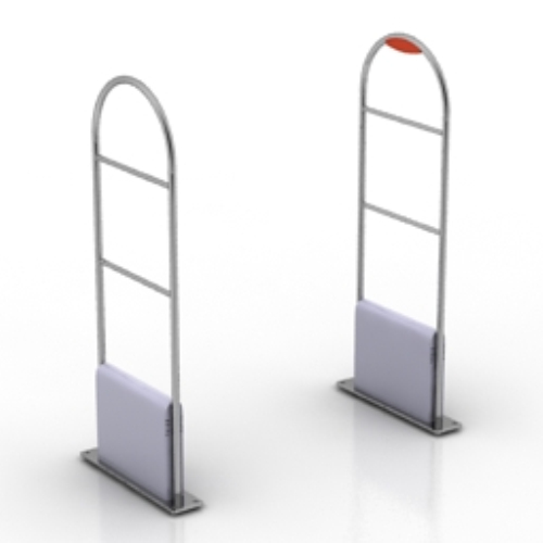 Supermarket detection gate 3d model