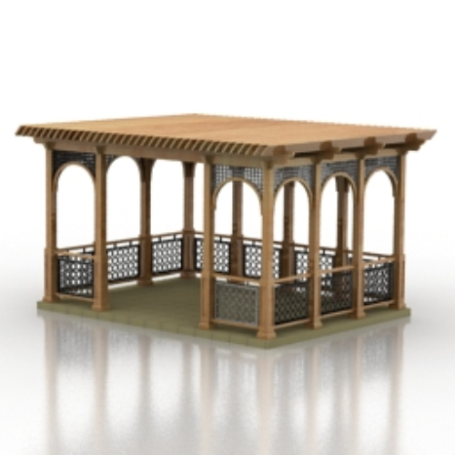 ancient pavilion model