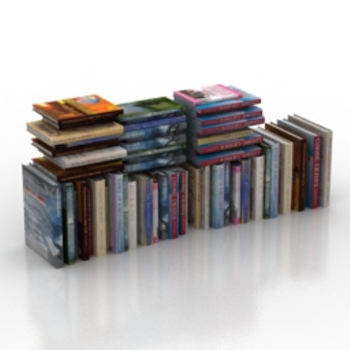 pile of books models