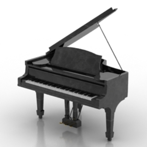 elegant piano model