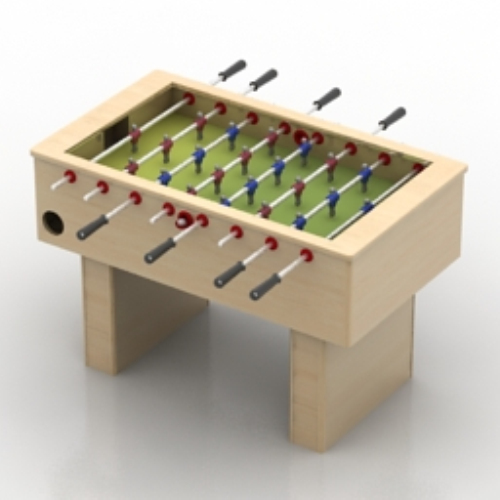 3d model of a desktop football