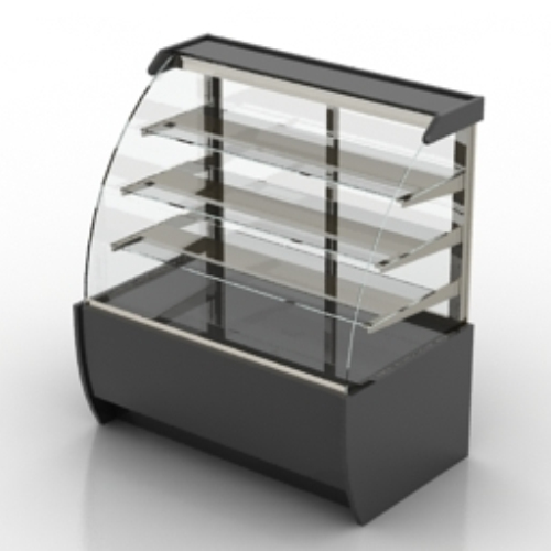 multi-layer glass showcase