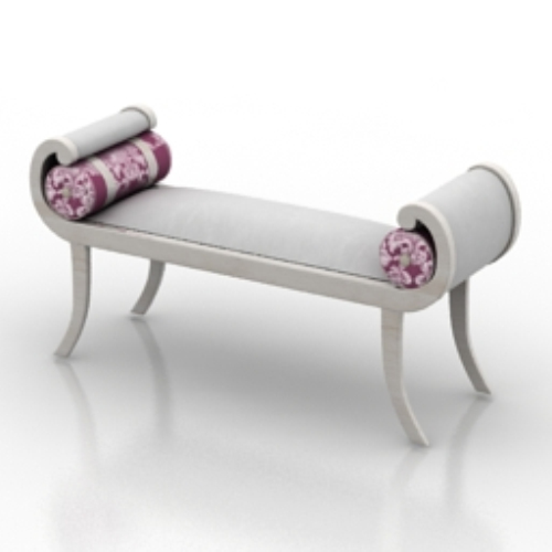 simple and elegant purple benches models