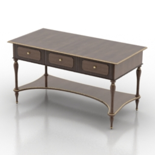 3d classical desk model