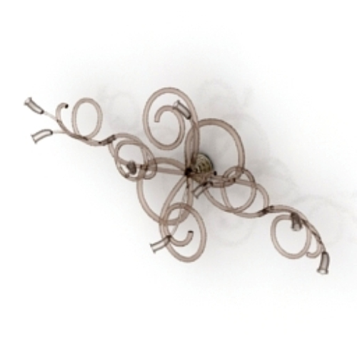 Metal vine decorations models